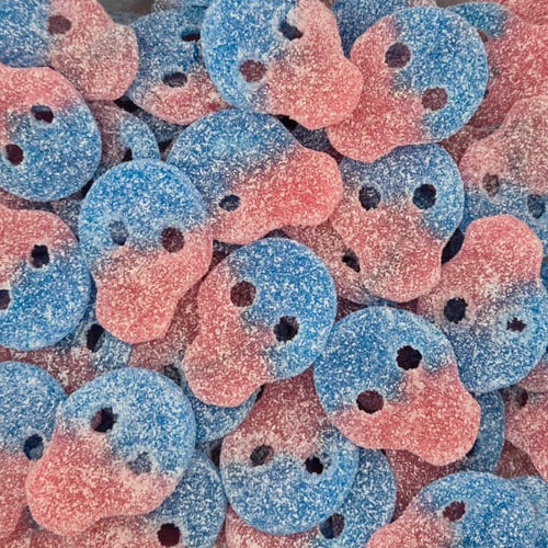 Sour Blueberry & Raspberry Skulls (50g) | Candy Outpost
