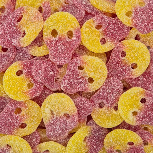 Sour Raspberry & Lemon Skulls (50g) | Candy Outpost